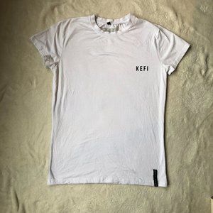 Kefi Premium Activewear White T-Shirt